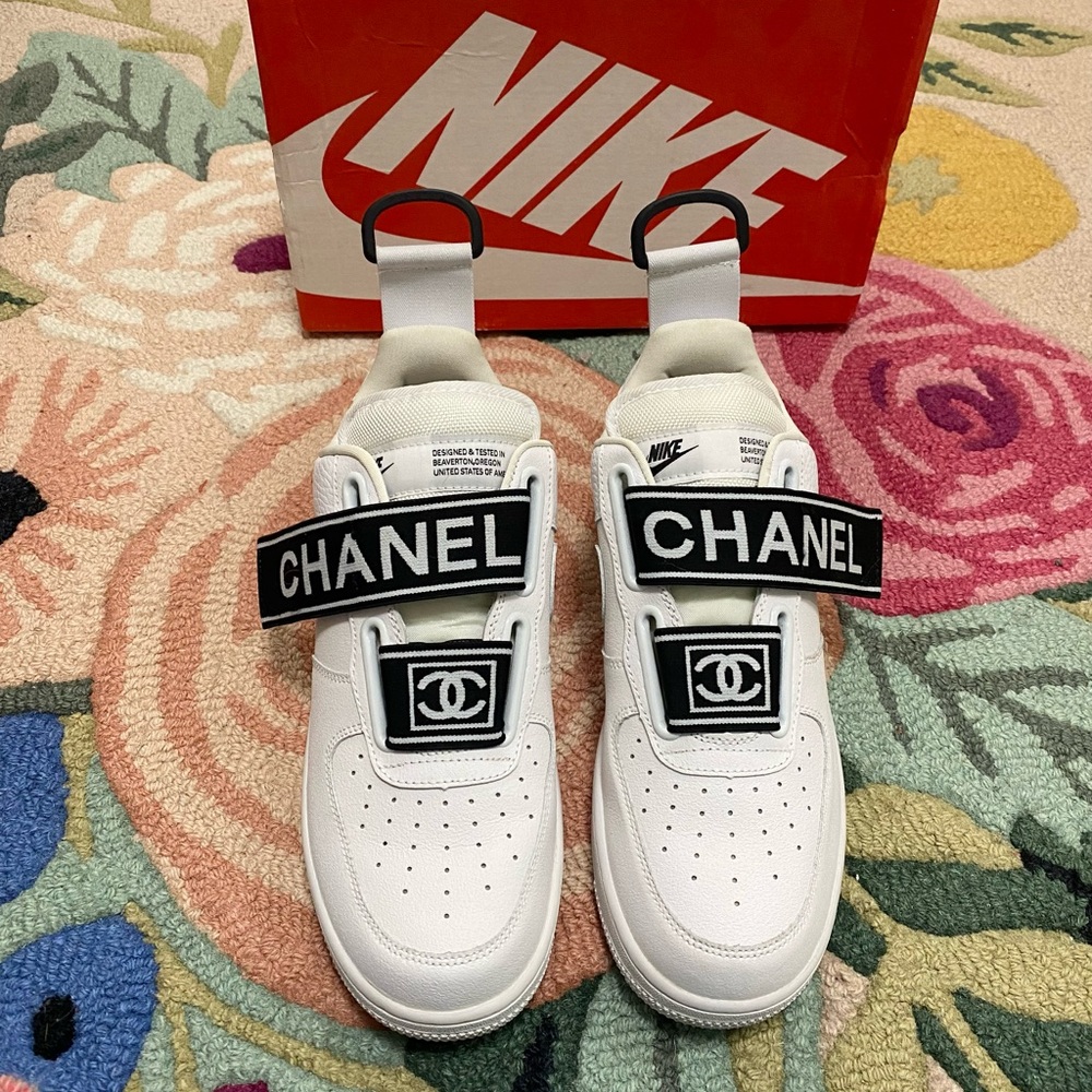 Vandy the Pink x Chanel x Nike Air Force 1 Size 41 EUR / US Men 8/ US Women 10